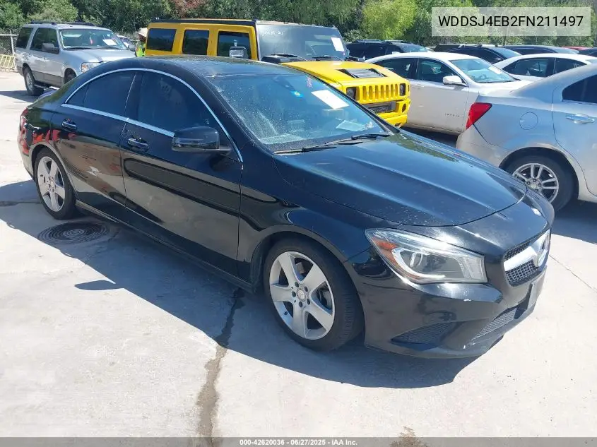 2015 Mercedes-Benz Cla 250 VIN: WDDSJ4EB2FN211497 Lot: 42620036