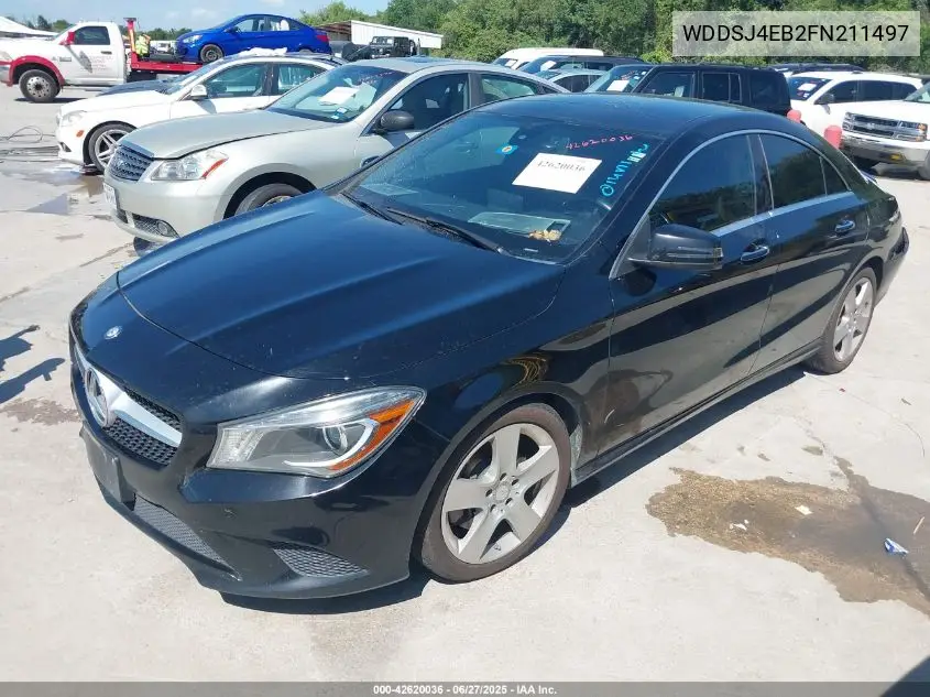 2015 Mercedes-Benz Cla 250 VIN: WDDSJ4EB2FN211497 Lot: 42620036