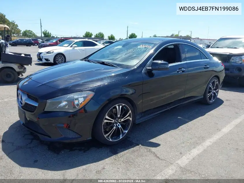 2015 Mercedes-Benz Cla 250 VIN: WDDSJ4EB7FN199086 Lot: 42820863