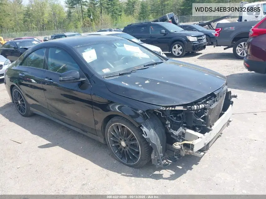 2016 Mercedes-Benz Cla 250 VIN: WDDSJ4EB3GN326885 Lot: 42214309