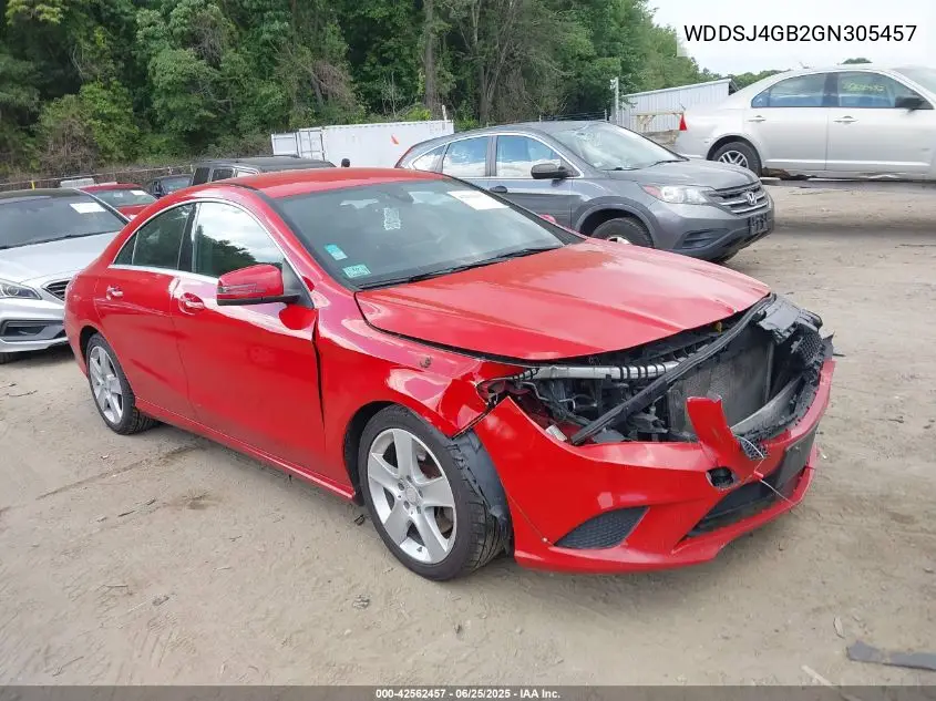 2016 Mercedes-Benz Cla 250 4Matic VIN: WDDSJ4GB2GN305457 Lot: 42562457