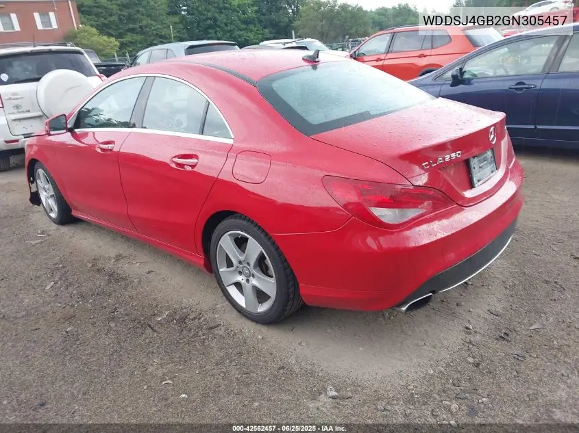 2016 Mercedes-Benz Cla 250 4Matic VIN: WDDSJ4GB2GN305457 Lot: 42562457