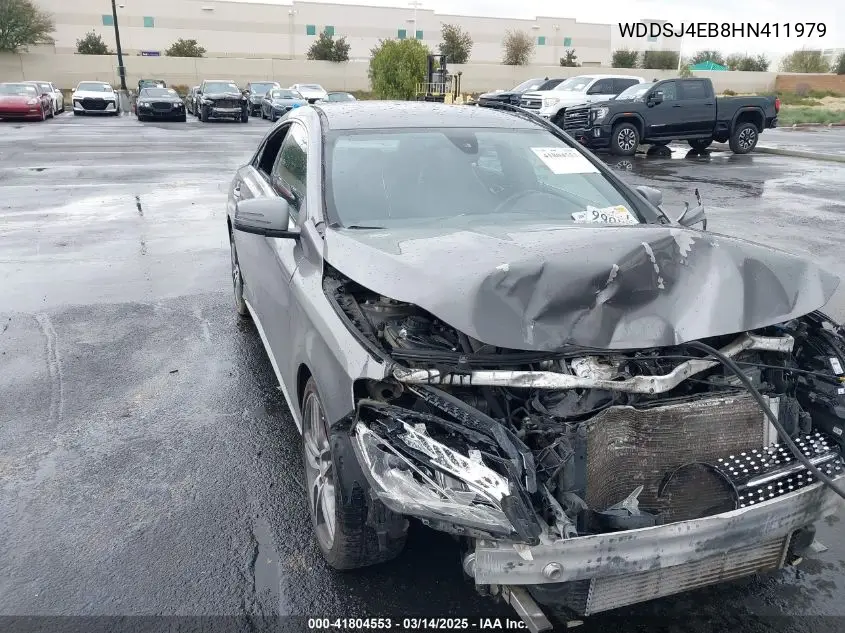 2017 Mercedes-Benz Cla 250 VIN: WDDSJ4EB8HN411979 Lot: 41804553