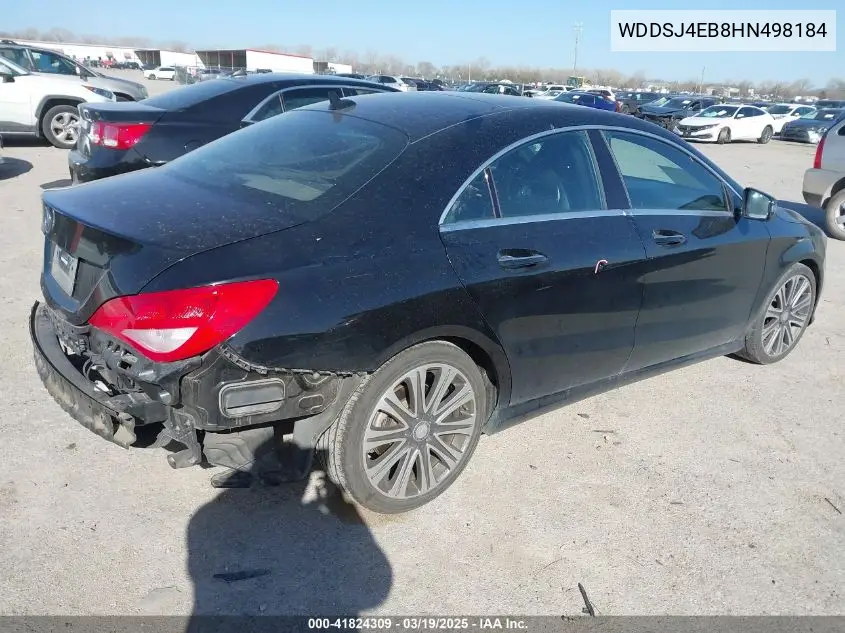 2017 Mercedes-Benz Cla 250 VIN: WDDSJ4EB8HN498184 Lot: 41824309