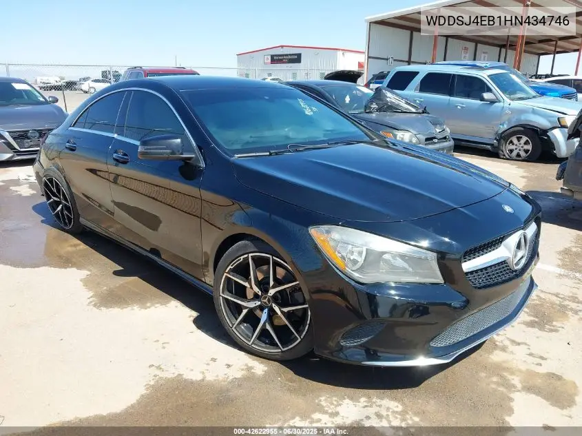 2017 Mercedes-Benz Cla 250 VIN: WDDSJ4EB1HN434746 Lot: 42622955