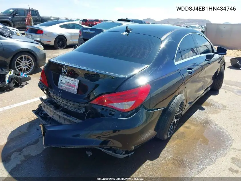 2017 Mercedes-Benz Cla 250 VIN: WDDSJ4EB1HN434746 Lot: 42622955