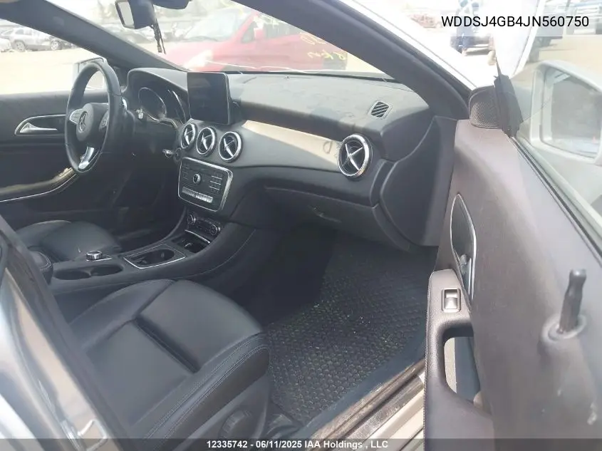 2018 Mercedes-Benz Cla 250 4Matic VIN: WDDSJ4GB4JN560750 Lot: 12335742