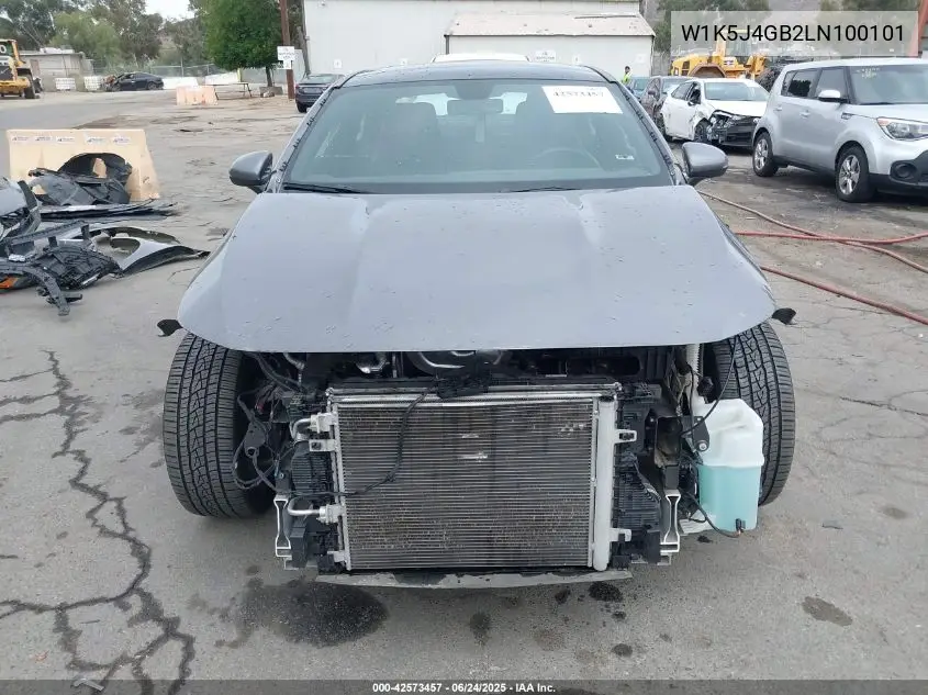 2020 Mercedes-Benz Cla 250 VIN: W1K5J4GB2LN100101 Lot: 42573457