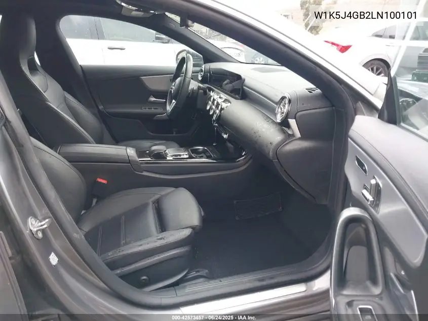 2020 Mercedes-Benz Cla 250 VIN: W1K5J4GB2LN100101 Lot: 42573457