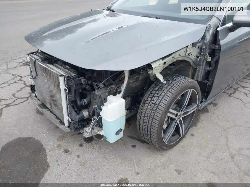 2020 Mercedes-Benz Cla 250 VIN: W1K5J4GB2LN100101 Lot: 42573457