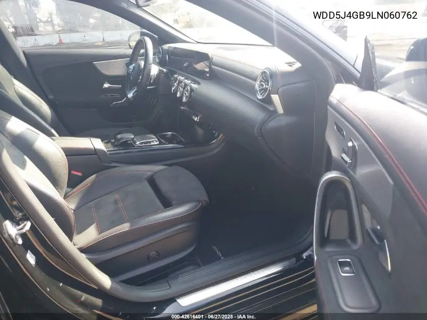 2020 Mercedes-Benz Cla 250 VIN: WDD5J4GB9LN060762 Lot: 42616401