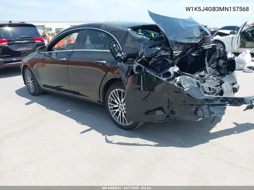 2021 Mercedes-Benz Cla 250 VIN: W1K5J4GB3MN157568 Lot: 42063243