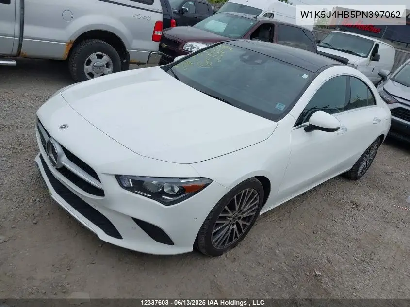 2023 Mercedes-Benz Cla 250 4Matic VIN: W1K5J4HB5PN397062 Lot: 12337603