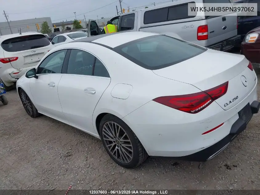 2023 Mercedes-Benz Cla 250 4Matic VIN: W1K5J4HB5PN397062 Lot: 12337603