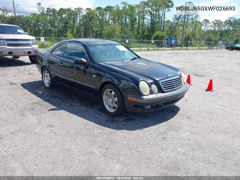 1998 Mercedes-Benz Clk 320 VIN: WDBLJ65GXWF026693 Lot: 42569670