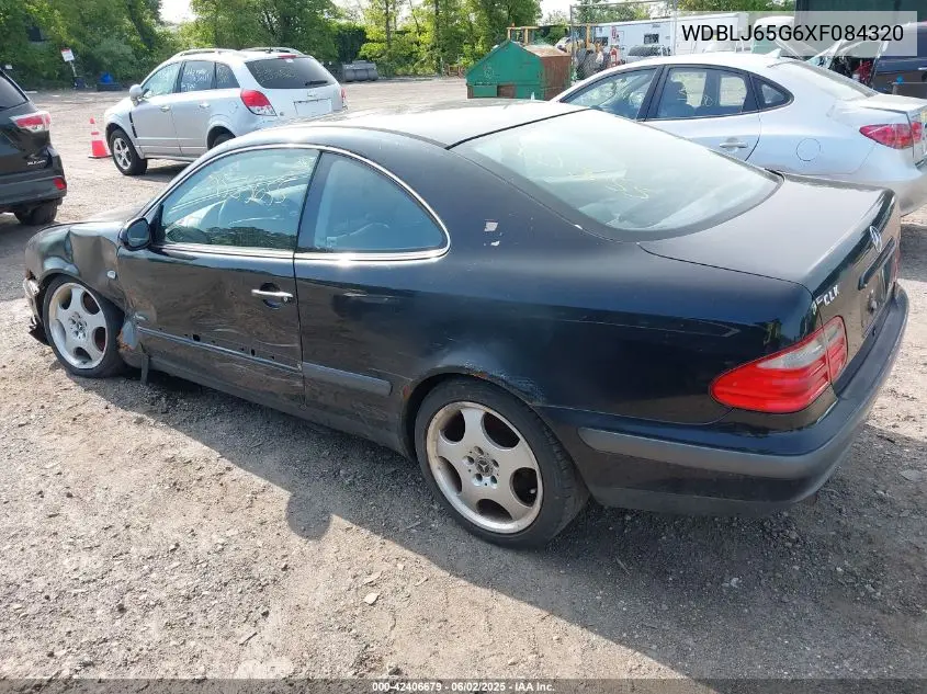 1999 Mercedes-Benz Clk 320 VIN: WDBLJ65G6XF084320 Lot: 42406679
