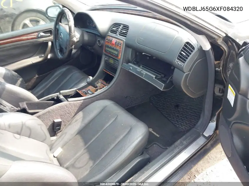 1999 Mercedes-Benz Clk 320 VIN: WDBLJ65G6XF084320 Lot: 42406679