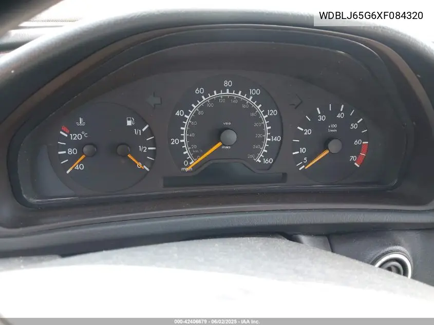 1999 Mercedes-Benz Clk 320 VIN: WDBLJ65G6XF084320 Lot: 42406679