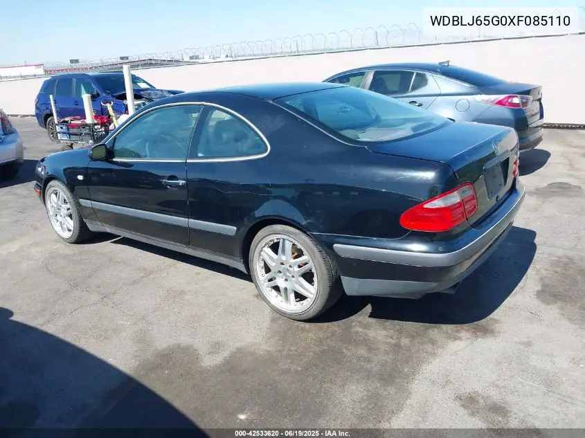 1999 Mercedes-Benz Clk 320 VIN: WDBLJ65G0XF085110 Lot: 42533620