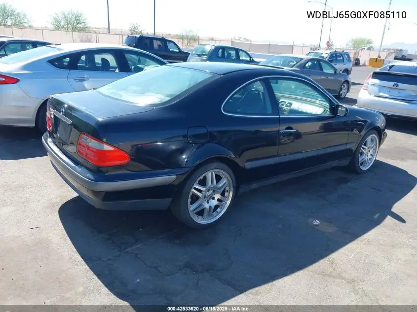 1999 Mercedes-Benz Clk 320 VIN: WDBLJ65G0XF085110 Lot: 42533620