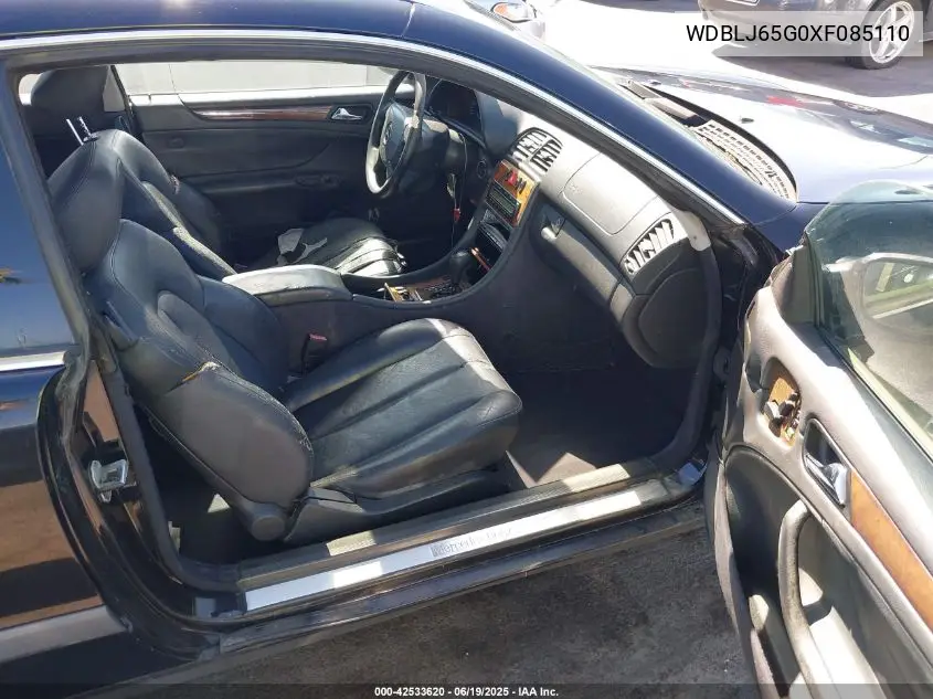 1999 Mercedes-Benz Clk 320 VIN: WDBLJ65G0XF085110 Lot: 42533620