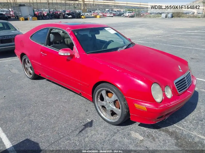 2001 Mercedes-Benz Clk 320 VIN: WDBLJ65GX1F164842 Lot: 42438009