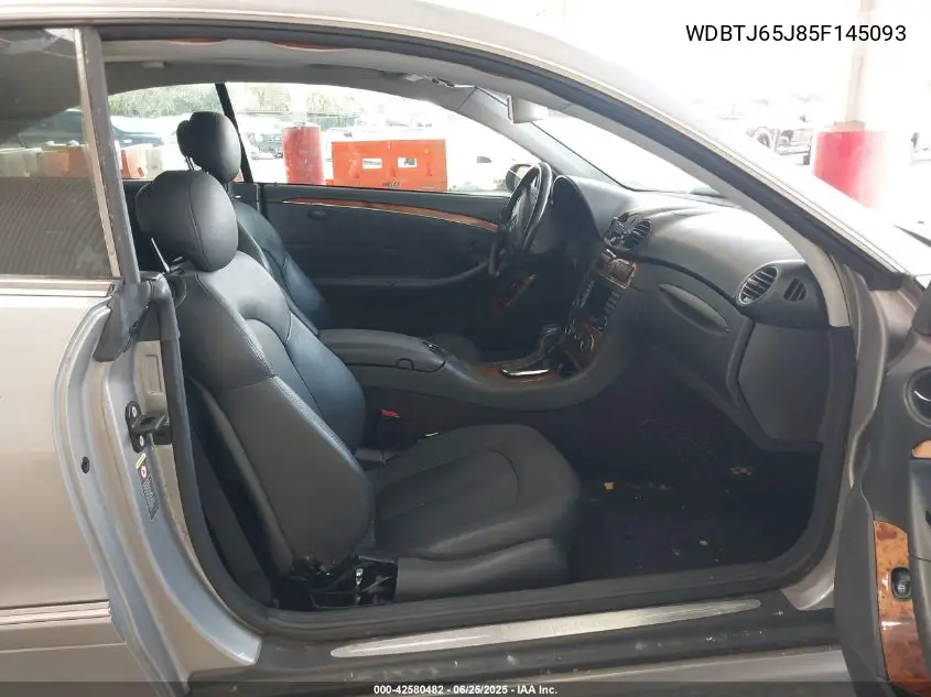 2005 Mercedes-Benz Clk 320 VIN: WDBTJ65J85F145093 Lot: 42580482