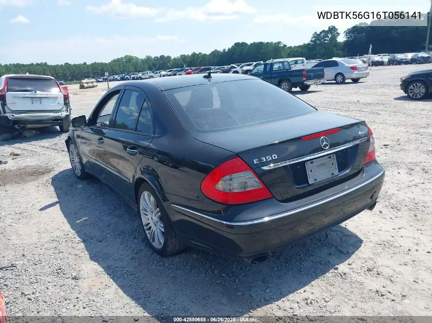 2006 Mercedes-Benz Clk 350 VIN: WDBTK56G16T056141 Lot: 42580658