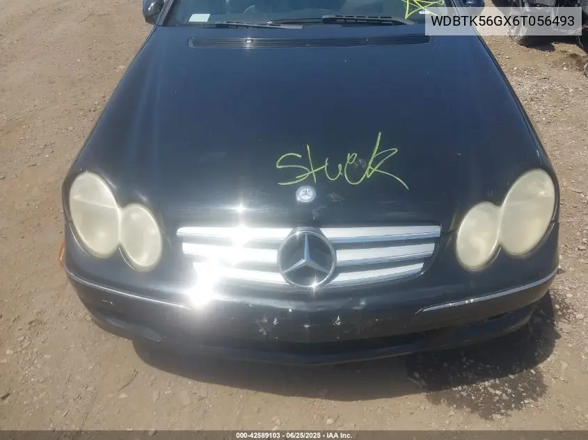2006 Mercedes-Benz Clk 350 VIN: WDBTK56GX6T056493 Lot: 42589103