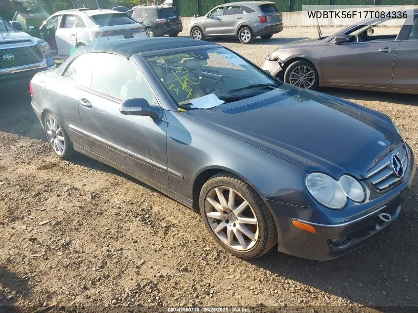 2007 Mercedes-Benz Clk 350 VIN: WDBTK56F17T084336 Lot: 42560716