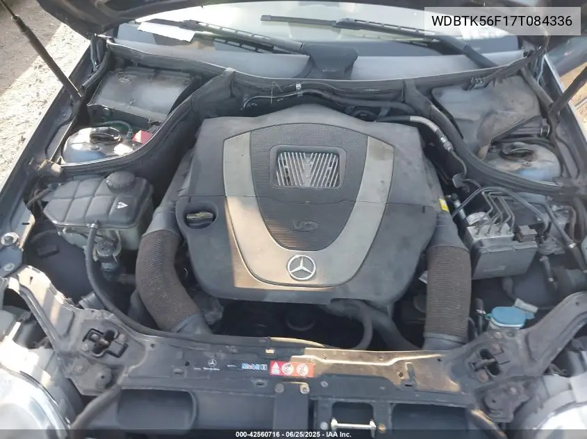 2007 Mercedes-Benz Clk 350 VIN: WDBTK56F17T084336 Lot: 42560716