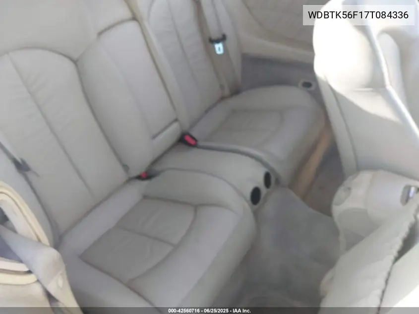 2007 Mercedes-Benz Clk 350 VIN: WDBTK56F17T084336 Lot: 42560716