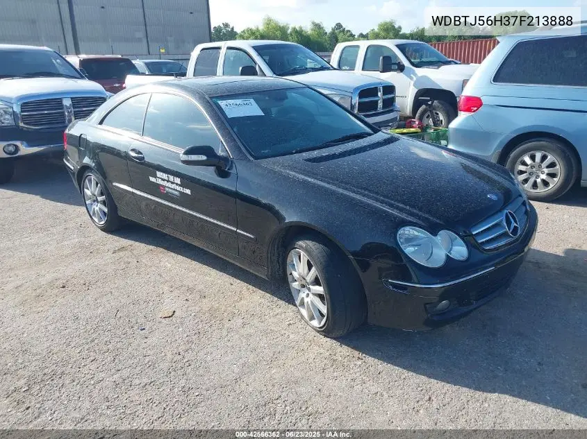 2007 Mercedes-Benz Clk 350 VIN: WDBTJ56H37F213888 Lot: 42566362
