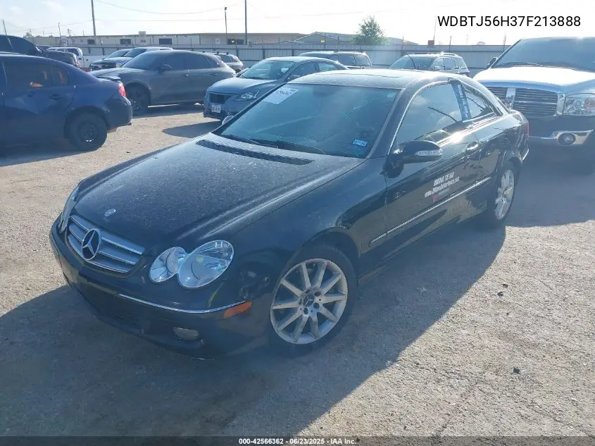 2007 Mercedes-Benz Clk 350 VIN: WDBTJ56H37F213888 Lot: 42566362