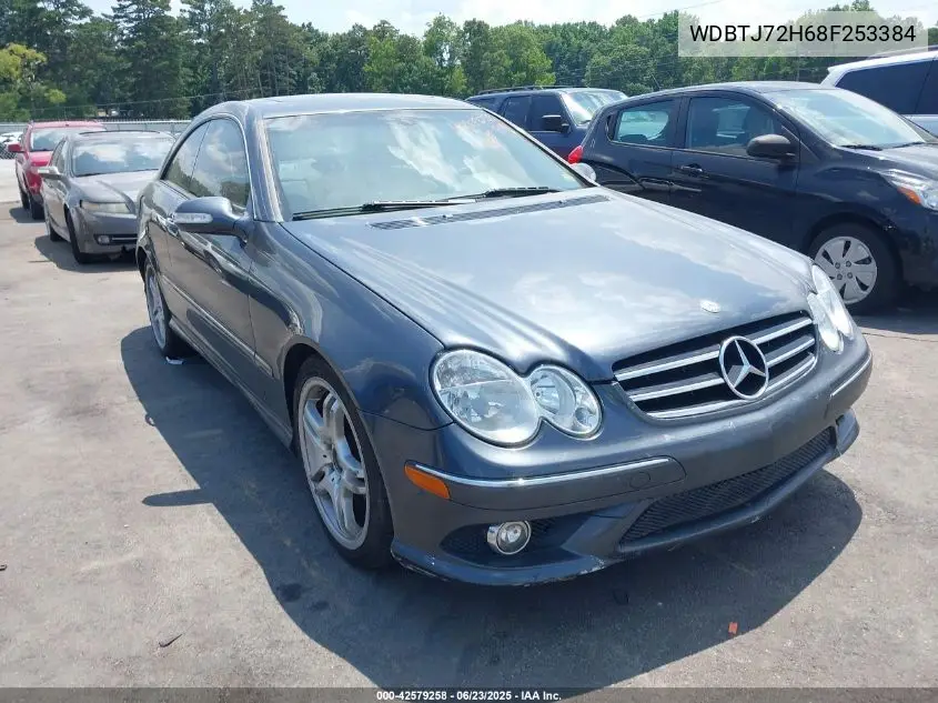 2008 Mercedes-Benz Clk 550 VIN: WDBTJ72H68F253384 Lot: 42579258