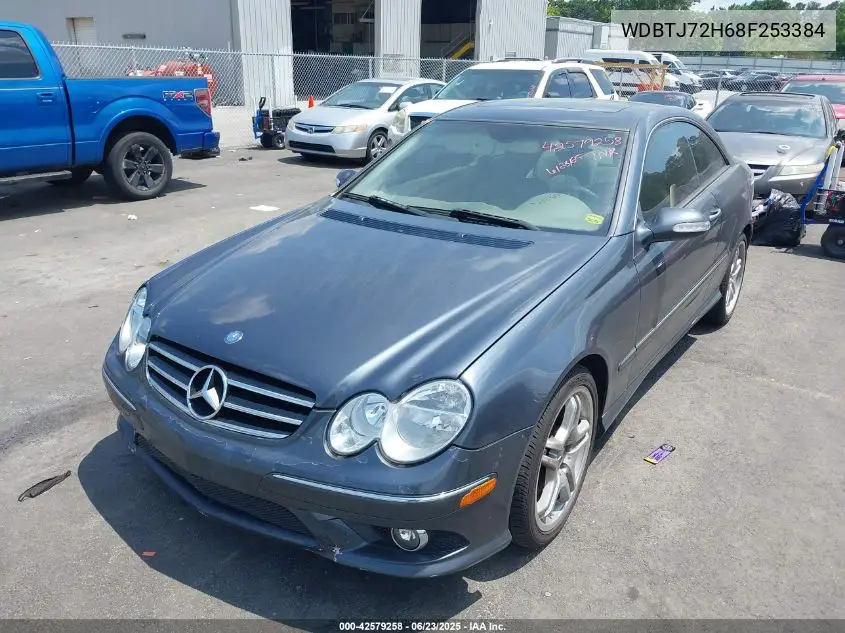2008 Mercedes-Benz Clk 550 VIN: WDBTJ72H68F253384 Lot: 42579258