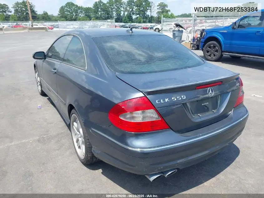 2008 Mercedes-Benz Clk 550 VIN: WDBTJ72H68F253384 Lot: 42579258