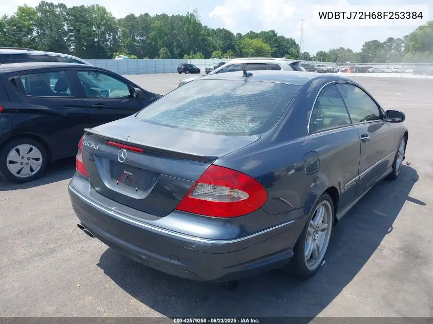 2008 Mercedes-Benz Clk 550 VIN: WDBTJ72H68F253384 Lot: 42579258