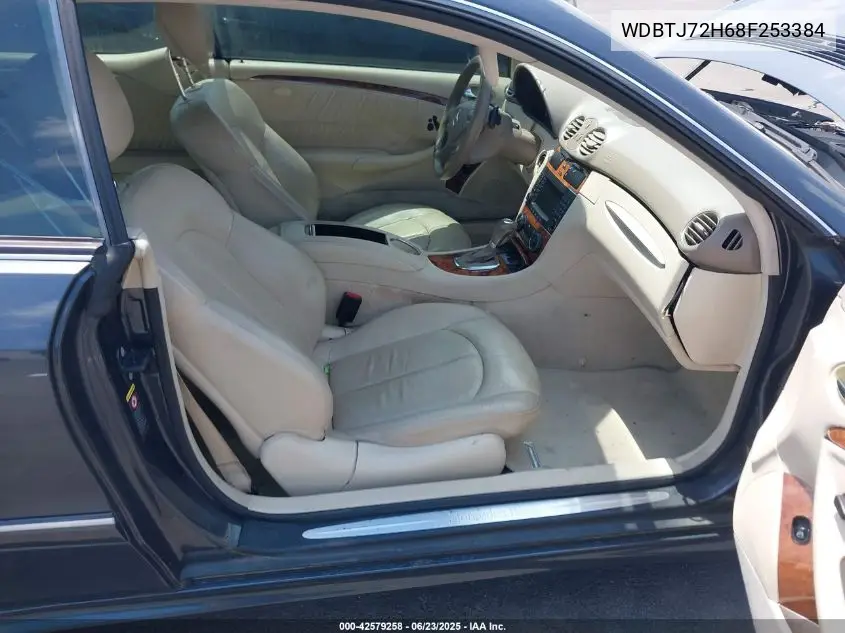 2008 Mercedes-Benz Clk 550 VIN: WDBTJ72H68F253384 Lot: 42579258