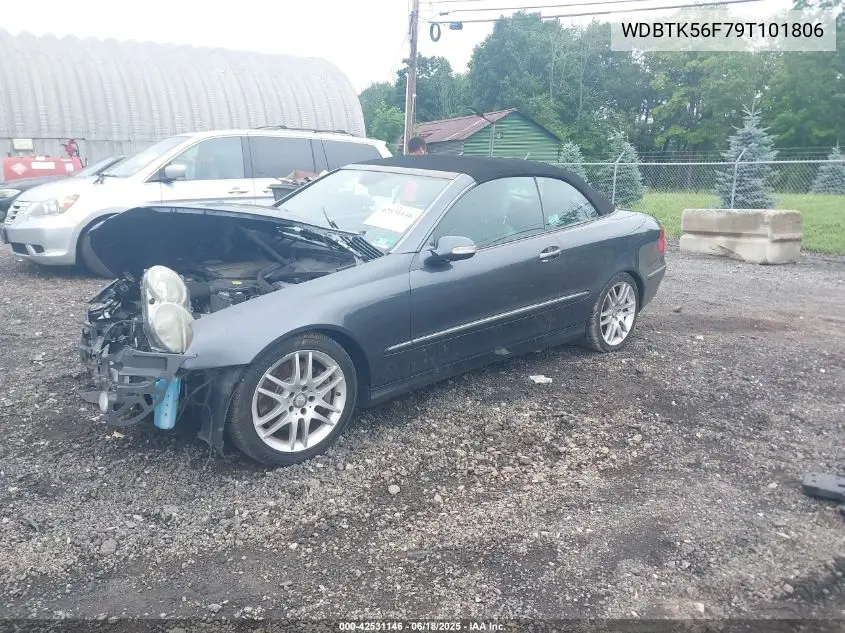 2009 Mercedes-Benz Clk 350 VIN: WDBTK56F79T101806 Lot: 42531146