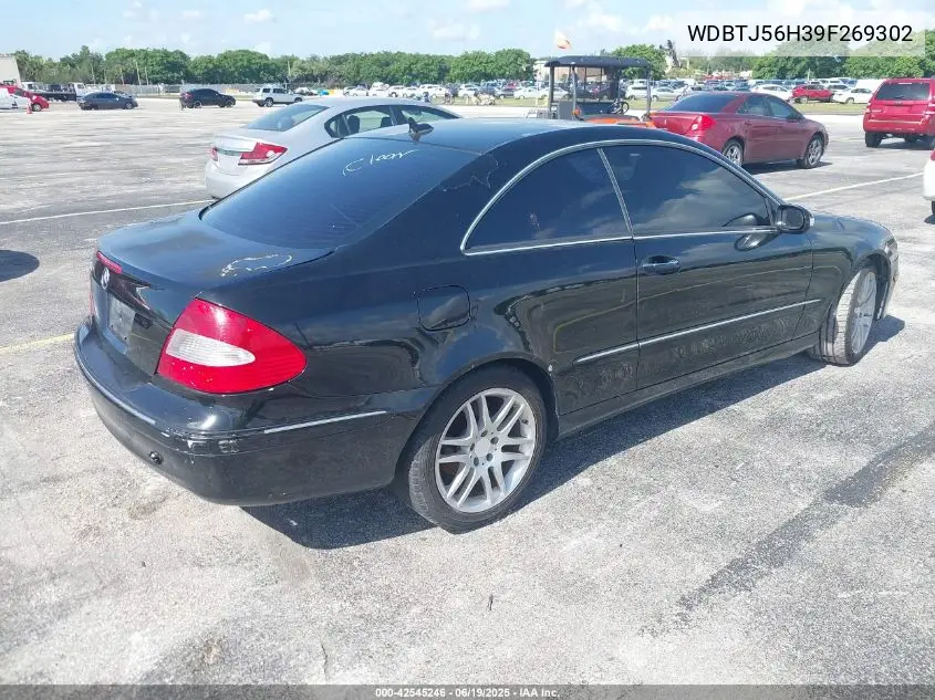 2009 Mercedes-Benz Clk 350 VIN: WDBTJ56H39F269302 Lot: 42545246