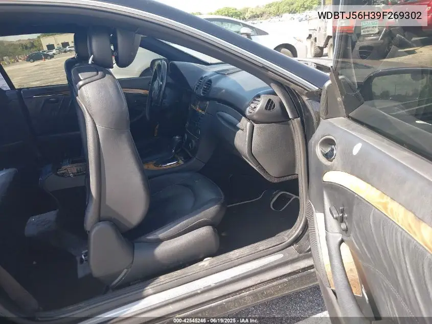 2009 Mercedes-Benz Clk 350 VIN: WDBTJ56H39F269302 Lot: 42545246