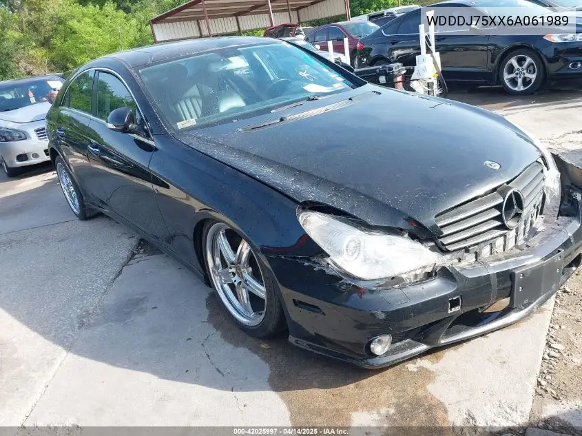 2006 Mercedes-Benz Cls 500 VIN: WDDDJ75XX6A061989 Lot: 42025997
