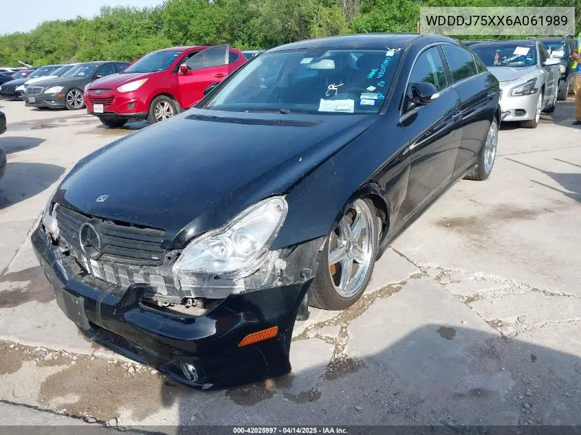 2006 Mercedes-Benz Cls 500 VIN: WDDDJ75XX6A061989 Lot: 42025997