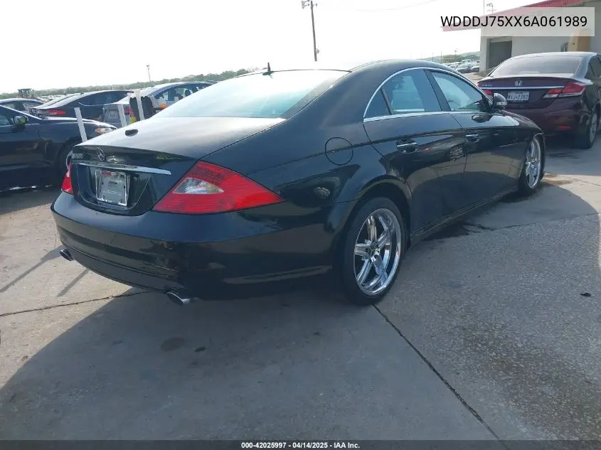 2006 Mercedes-Benz Cls 500 VIN: WDDDJ75XX6A061989 Lot: 42025997