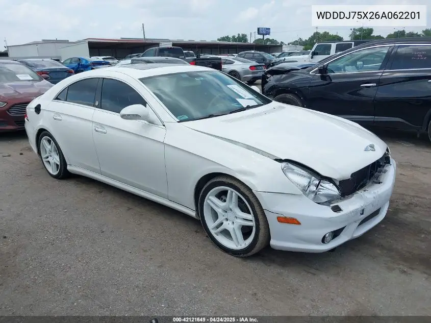 2006 Mercedes-Benz Cls 500 VIN: WDDDJ75X26A062201 Lot: 42121649