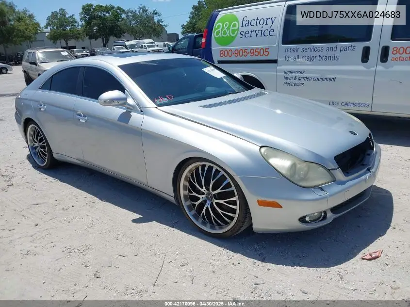2006 Mercedes-Benz Cls 500 VIN: WDDDJ75XX6A024683 Lot: 42170096