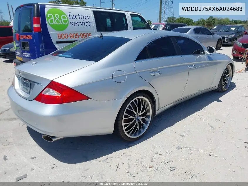 2006 Mercedes-Benz Cls 500 VIN: WDDDJ75XX6A024683 Lot: 42170096