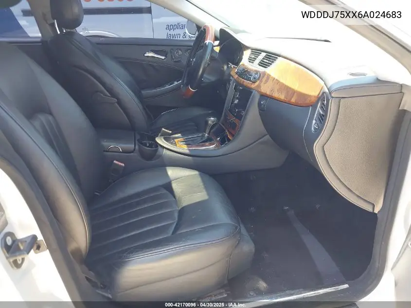 2006 Mercedes-Benz Cls 500 VIN: WDDDJ75XX6A024683 Lot: 42170096