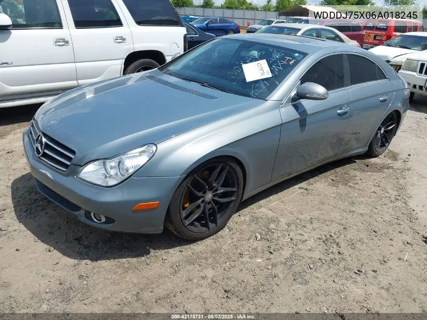 2006 Mercedes-Benz Cls 500 VIN: WDDDJ75X06A018245 Lot: 42175731